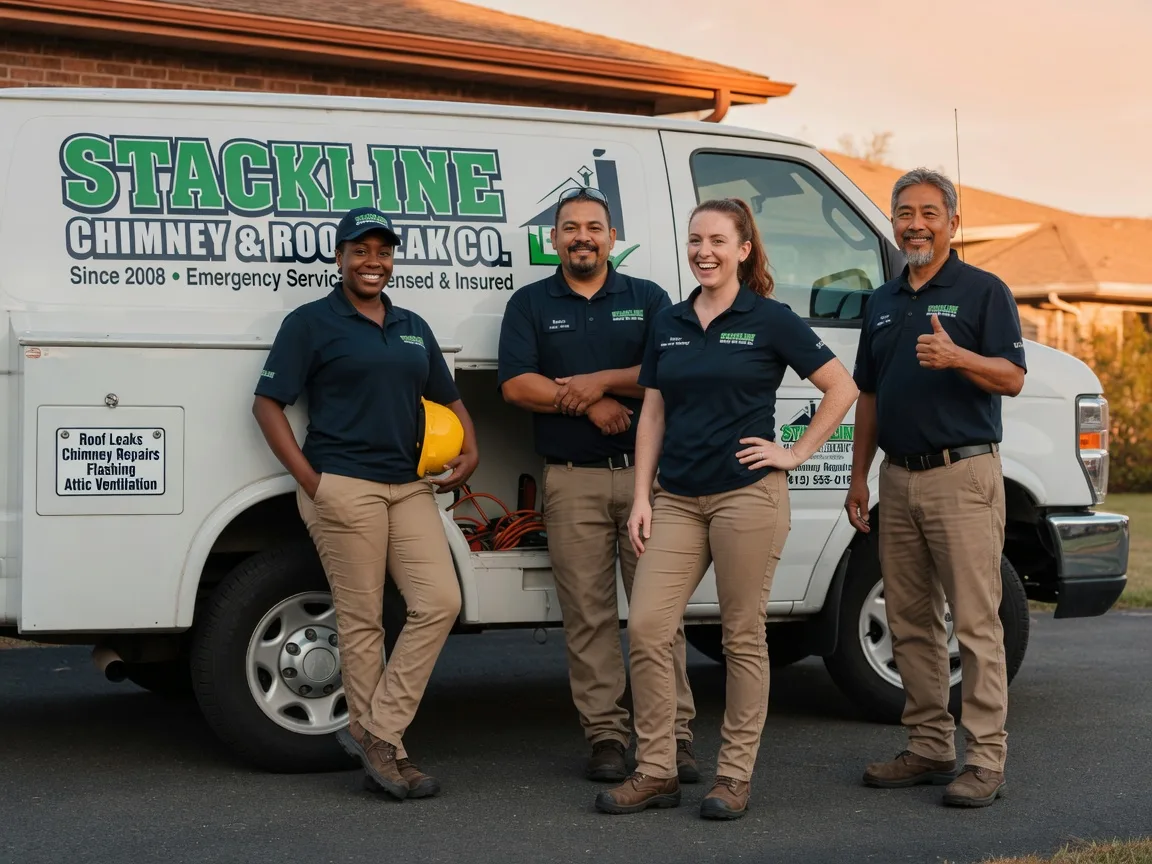 Chimney flashing repair company in Ladonia, TX